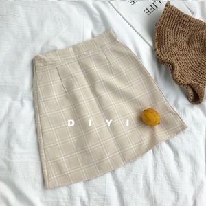 Peach A-Line Skirt